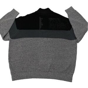 New Izod Men's 4XL Quarter Button Shelter Island Color Block Pullover Sweater